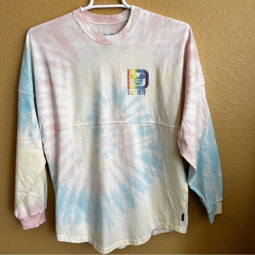 Walt Disney World Pastel Tie-Dye Long Sleeve Spirit Jersey